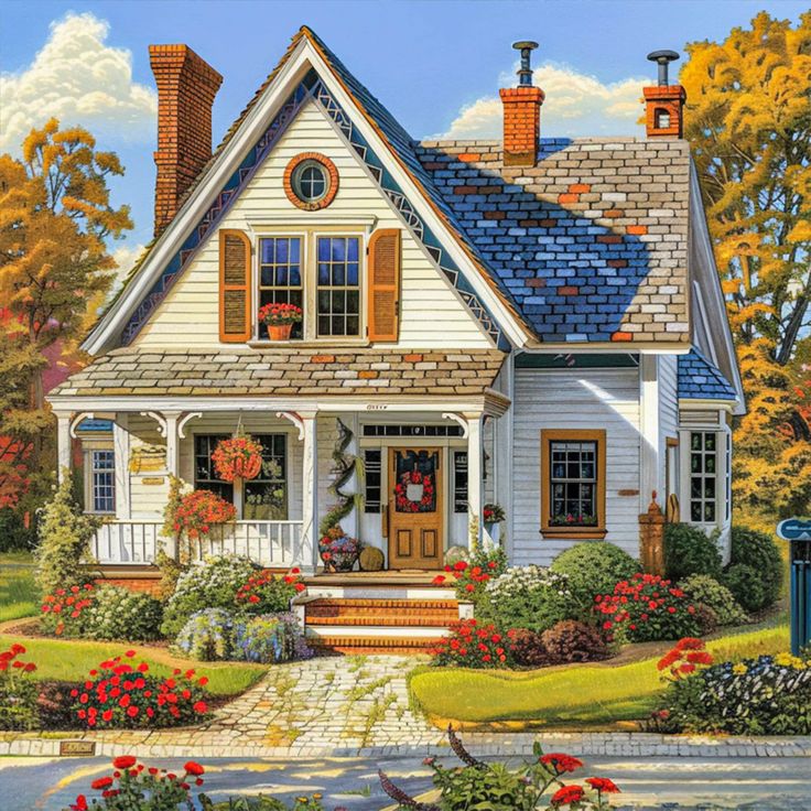 Autumn Cottage House