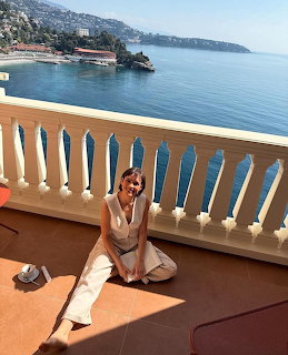 Woman on Balcony