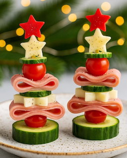 Christmas Tree Food Skewers