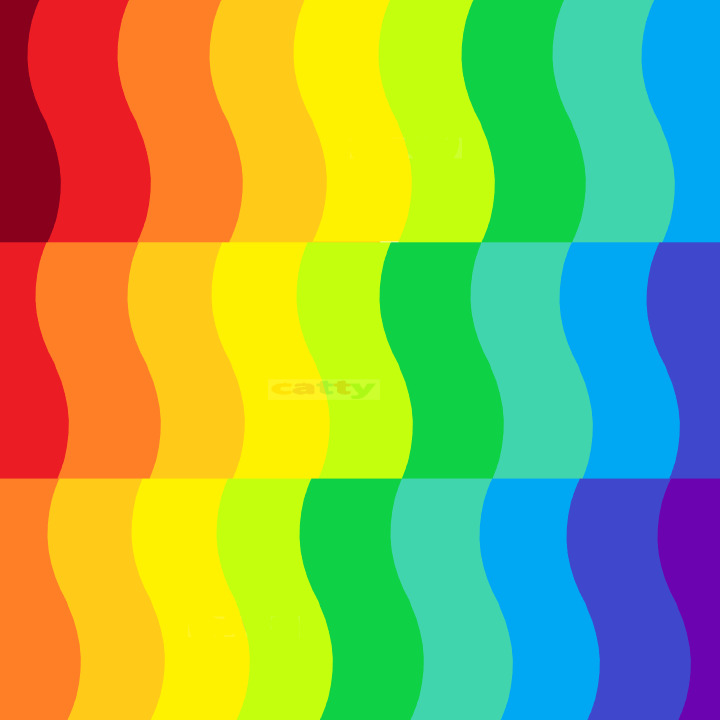 Rainbow Wave Pattern