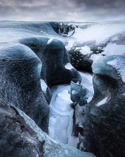 Iceland Glacial Ice Cave