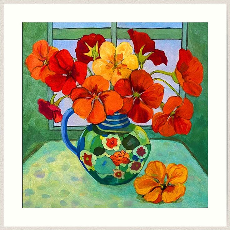Nasturtiums Art Print