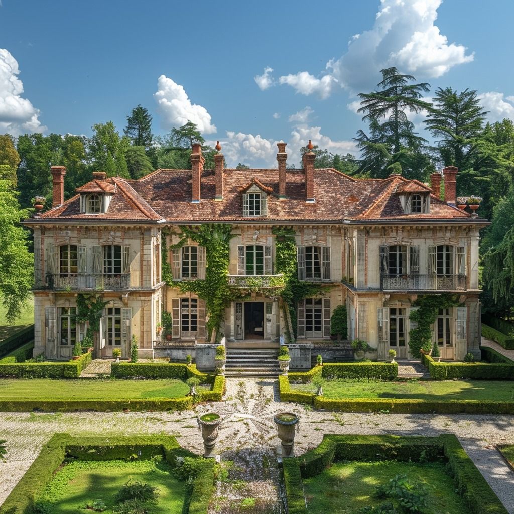French Country Manor House