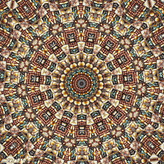 Intricate Brown Mandala Pattern