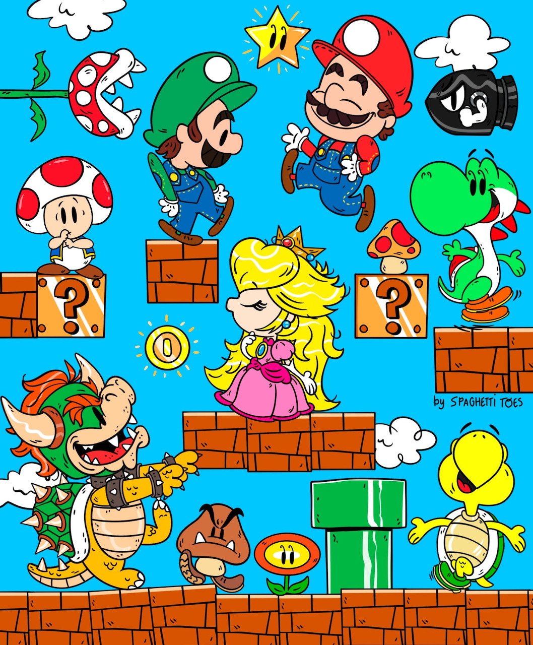 Super Mario Bros Scene