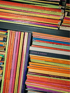 Colorful Magazine Stacks