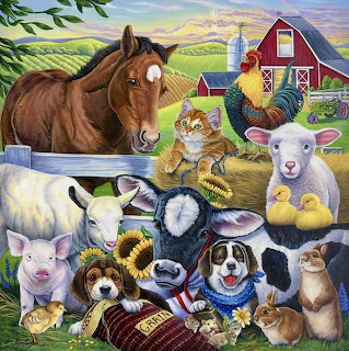 Farm Animals Painting