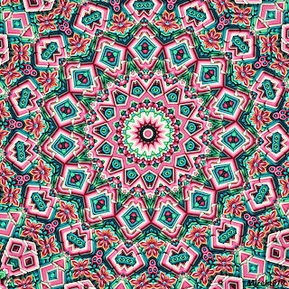 Pink Teal Mandala