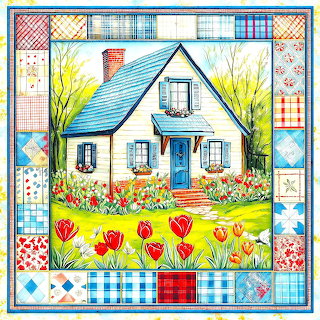 Cottage with Spring Garden