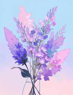 Purple Lavender Bouquet