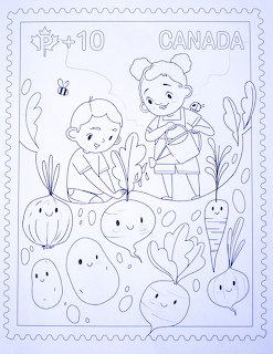 Canada Post Coloring Sheet