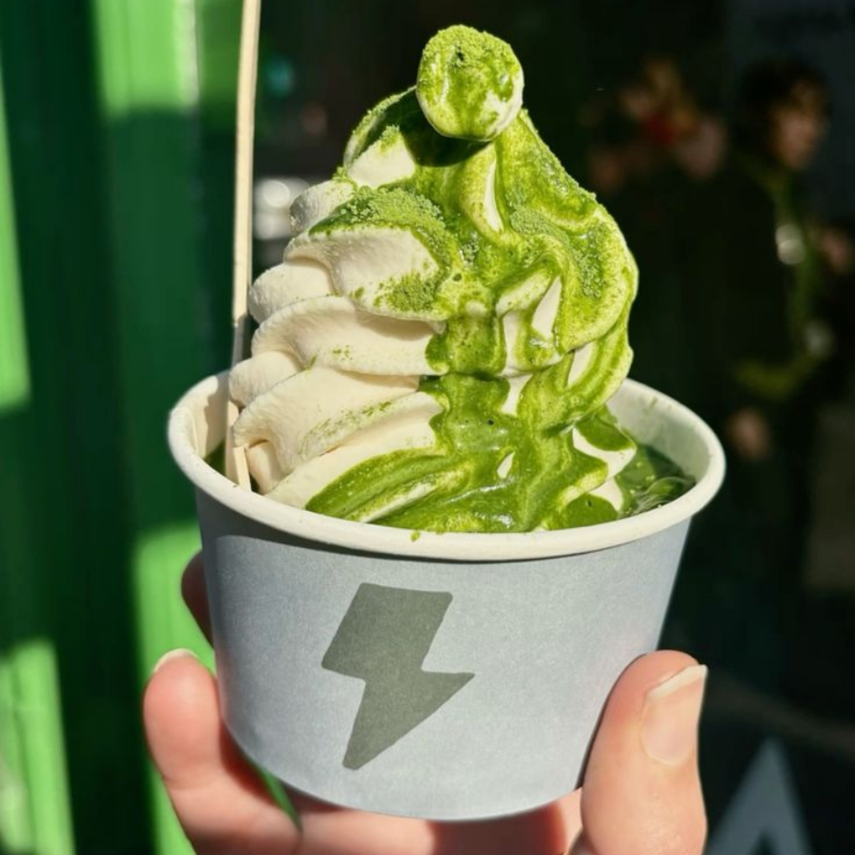 Matcha ice cream
