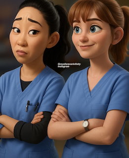 Two Nurses in Scrubs