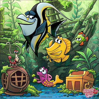 Finding Nemo Underwater Scene