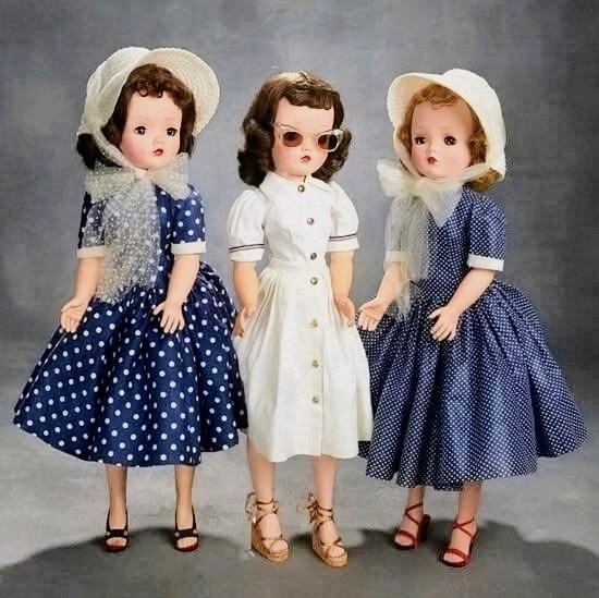 Vintage Stylish Fashion Dolls