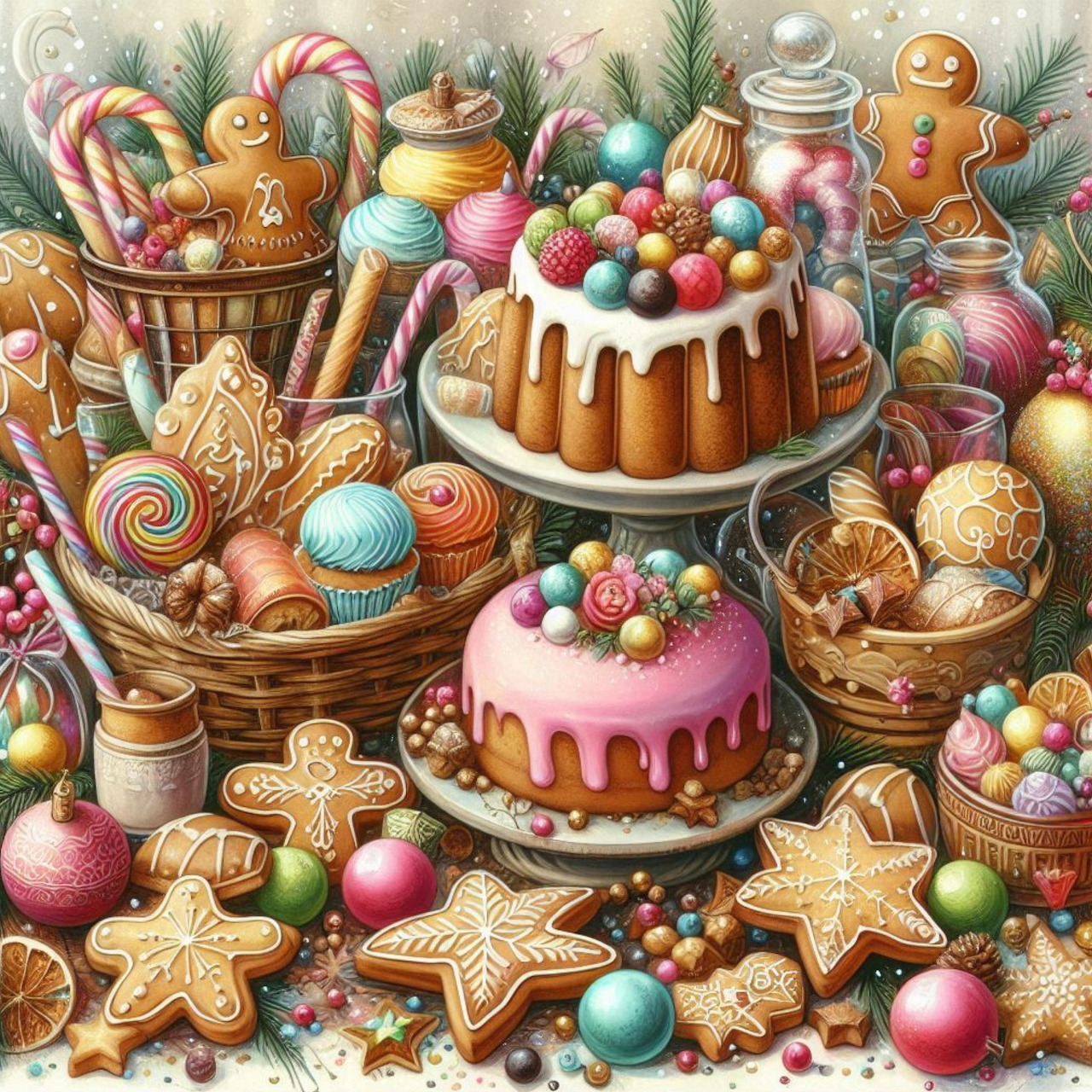 Christmas Cakes and Cookies