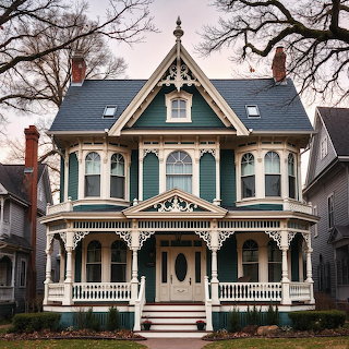 Victorian House with Ornate Trim