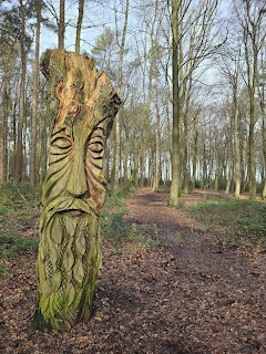 Old Man in the Woods Sculpture