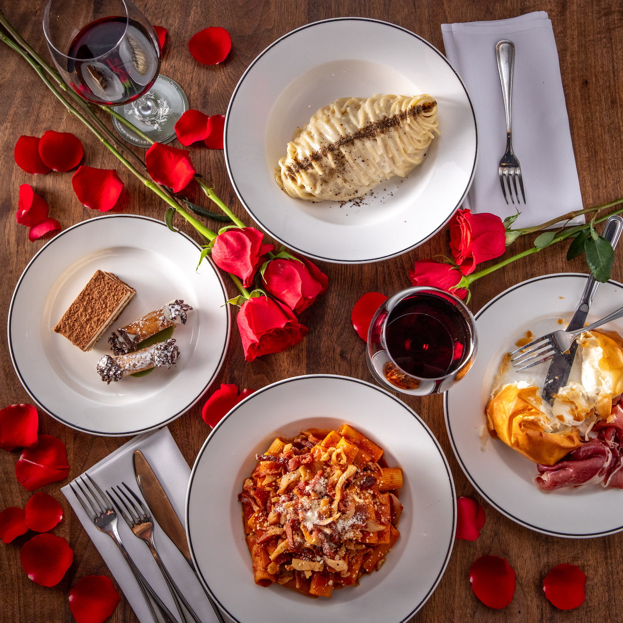 Valentine's Day Dinner Table