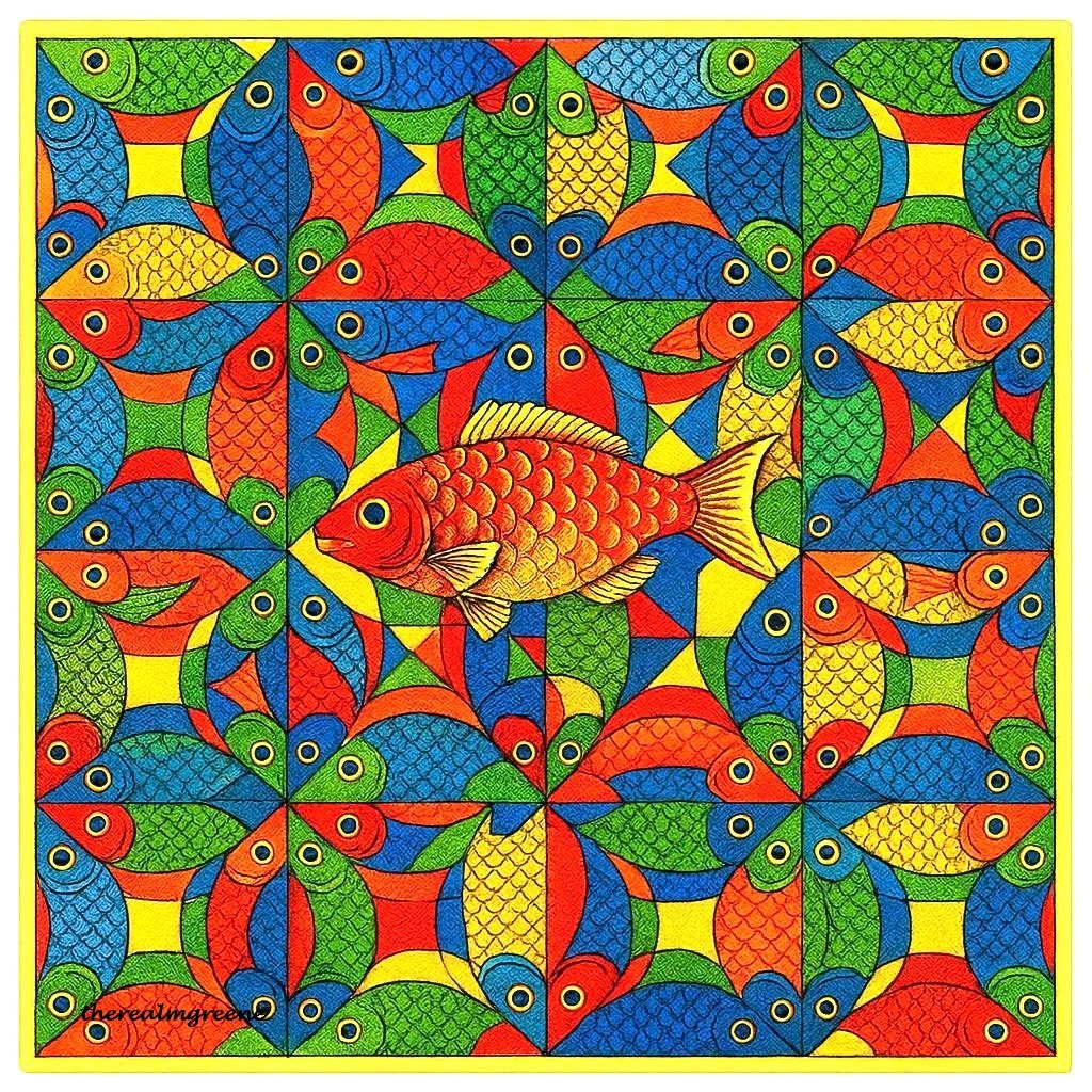 Colorful Fish Pattern