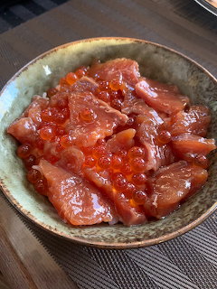 Salmon Sashimi Rice Bowl