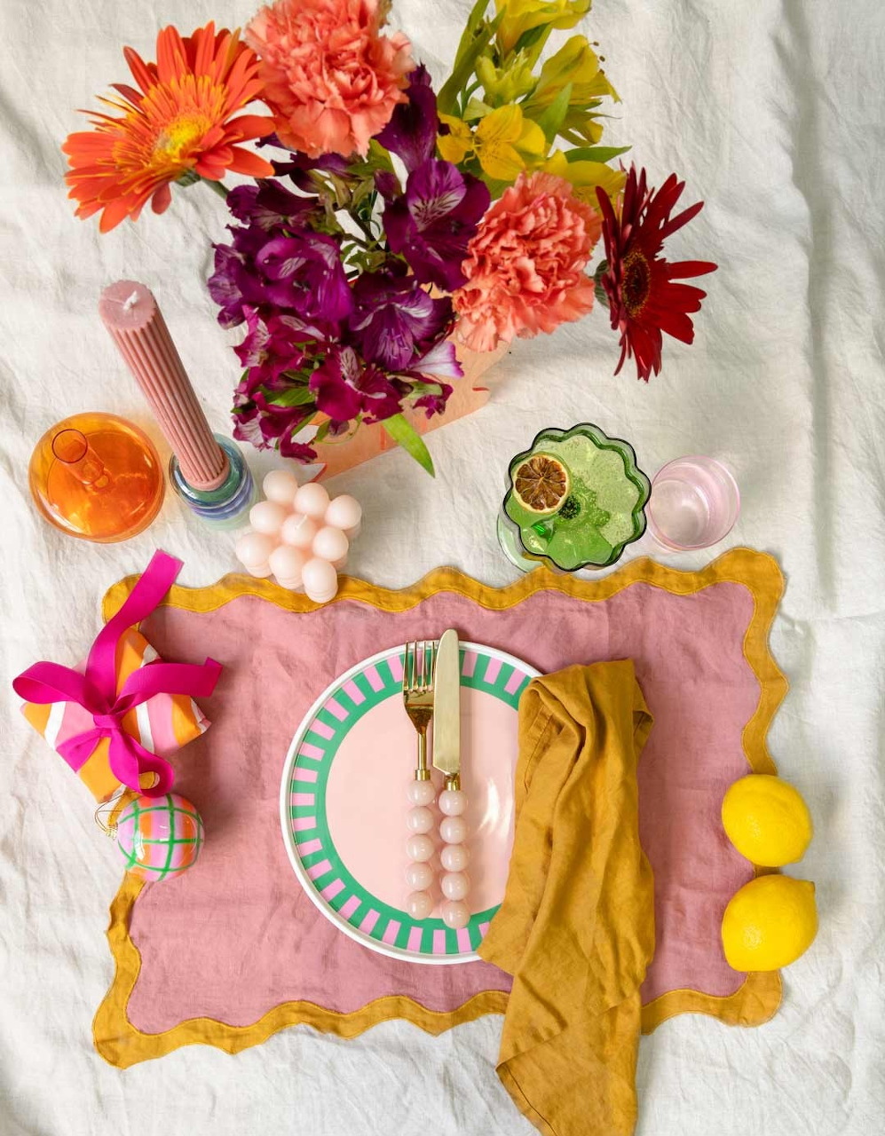Bright Table Setting