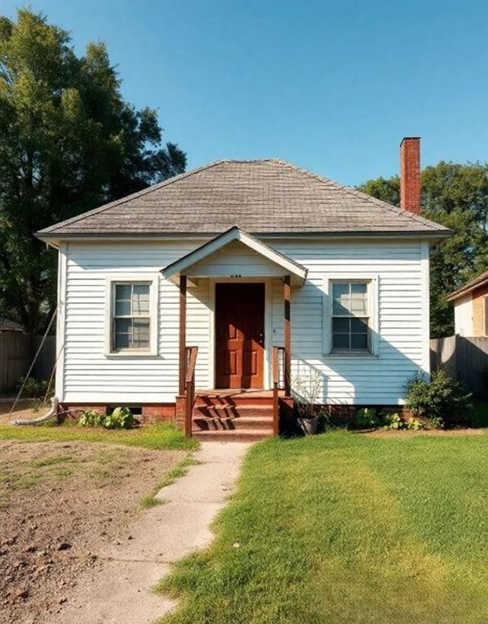 Vintage White Cottage