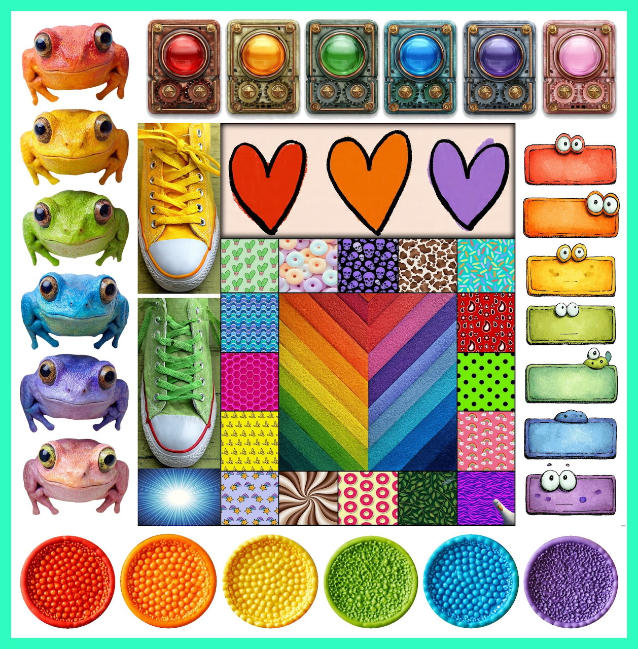 Colorful Patchwork Collage