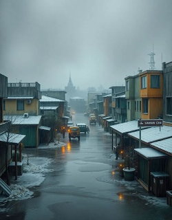 Winter Landscape Scene