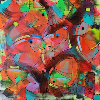 Abstract Colorful Circles