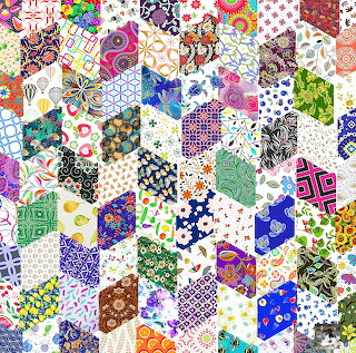 Colorful Hexagon Patchwork