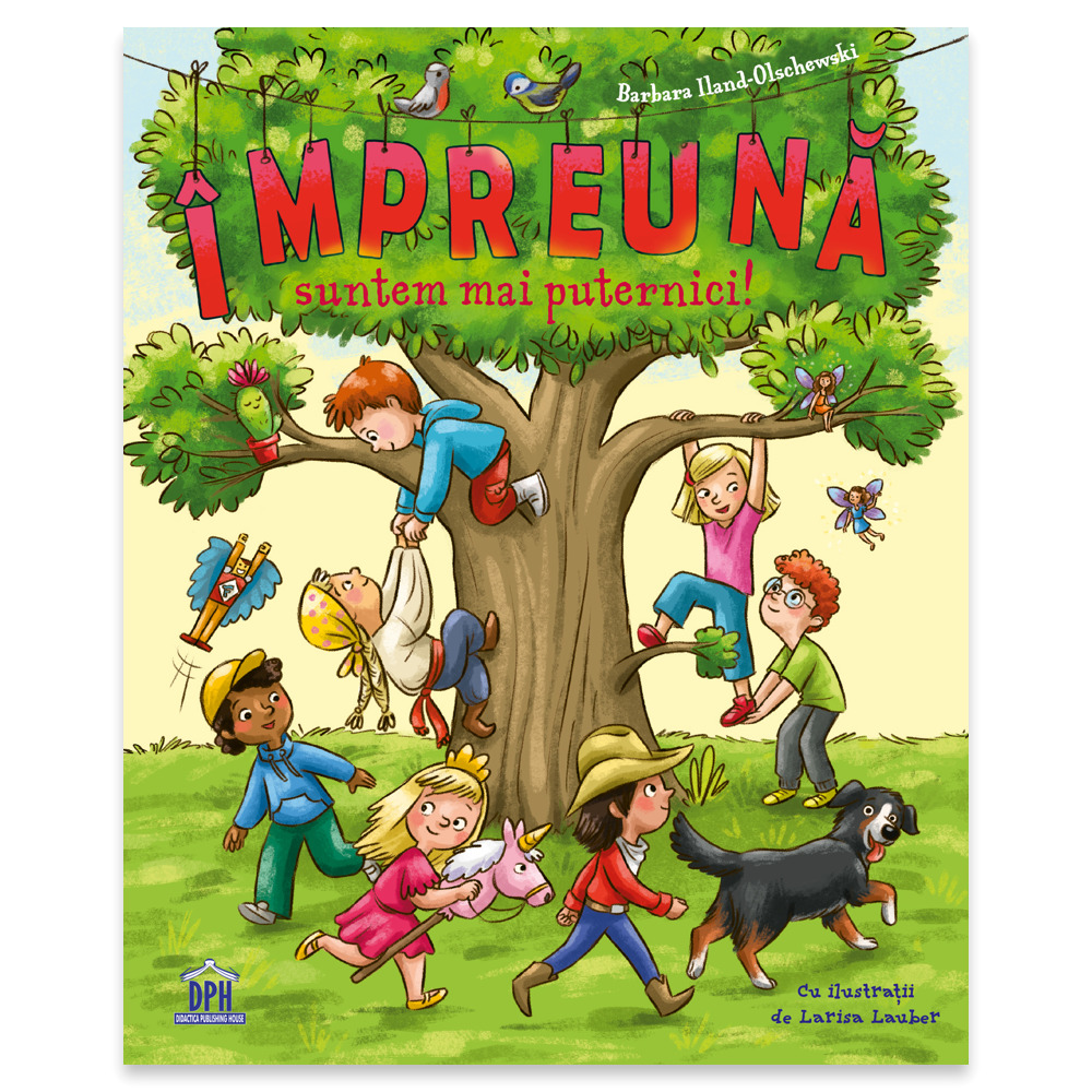 Children Playing Around Tree