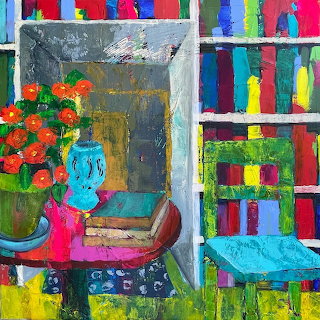Colorful Book Room Interior
