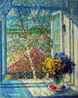 Open Window Spring Morning