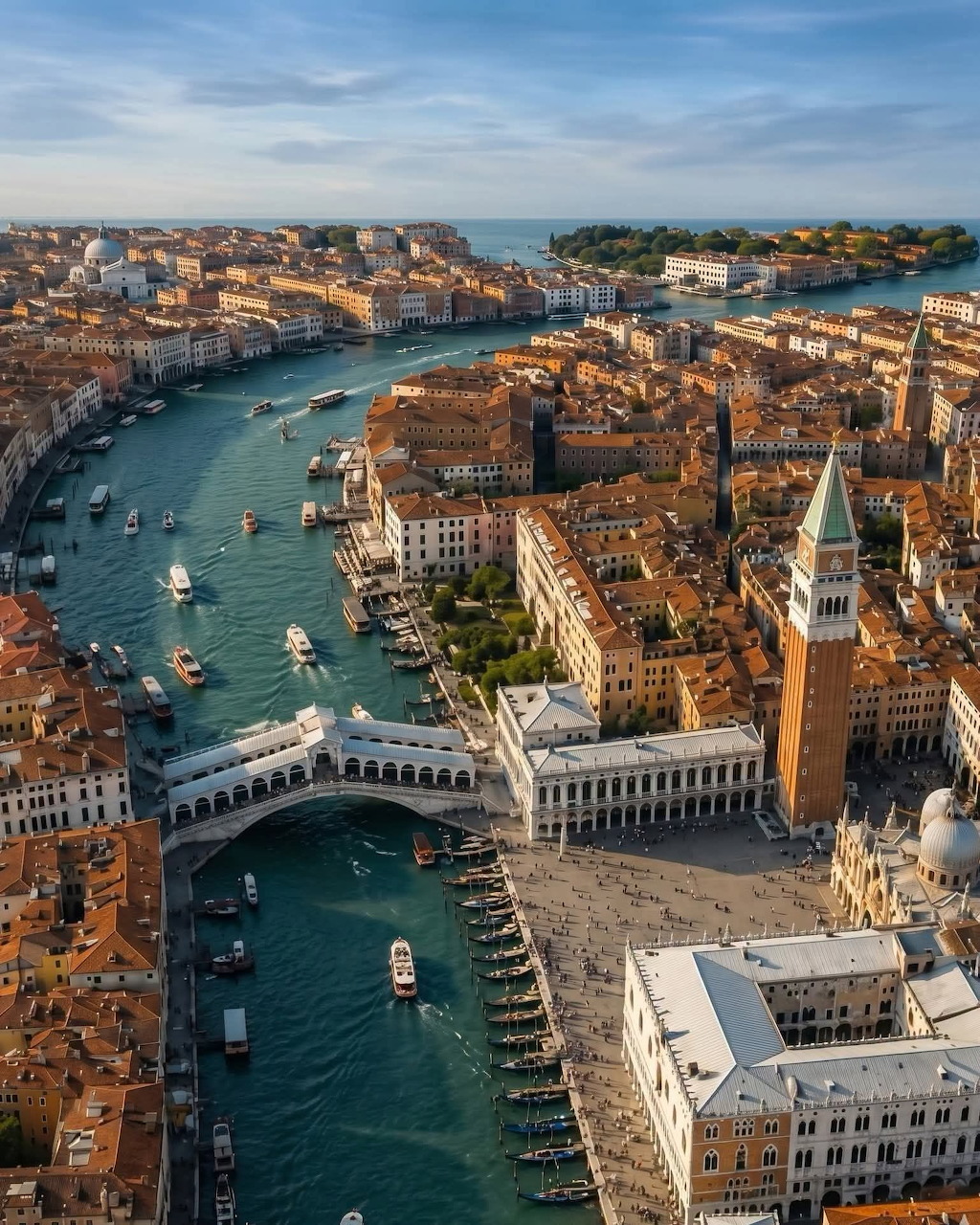 Venice Canal Aerial