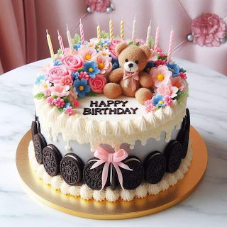 Birthday Teddy Cake