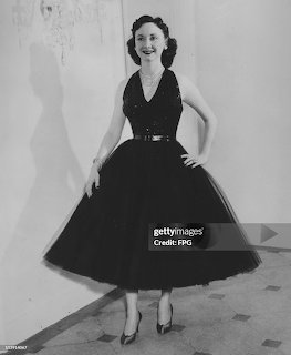 Woman in Black Dress