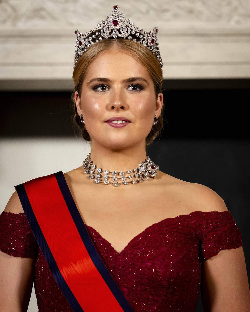 Princess Amalia with Tiara
