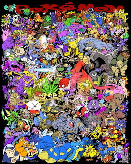 Pokemon Character Collage