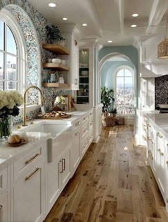Elegant White Kitchen Interior