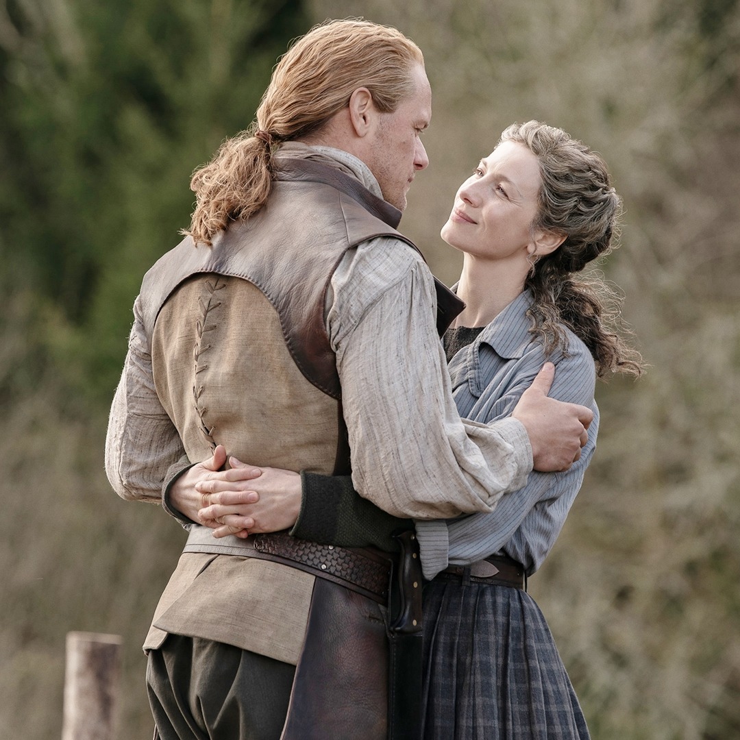Outlander Couple Embrace