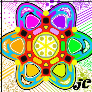 Colorful Mandala Star