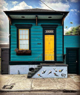 Dark Teal Tiny House