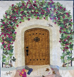 Arched Doorway with Flowers