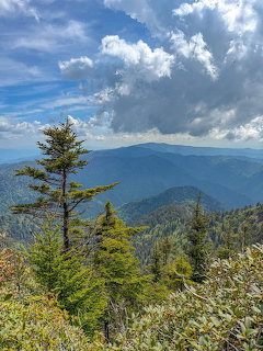 Mountain Vista Cloudy Sky