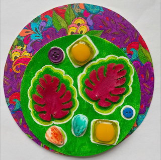 Tropical Leaf Abstract Art