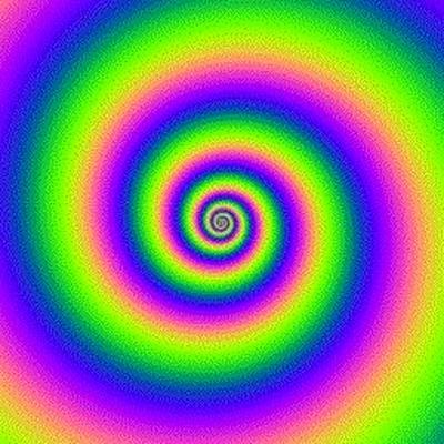 Color Spiral Pattern