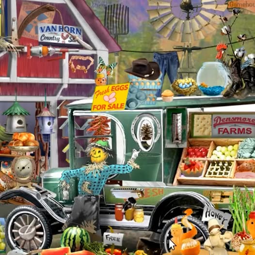 Colorful Farm Stand