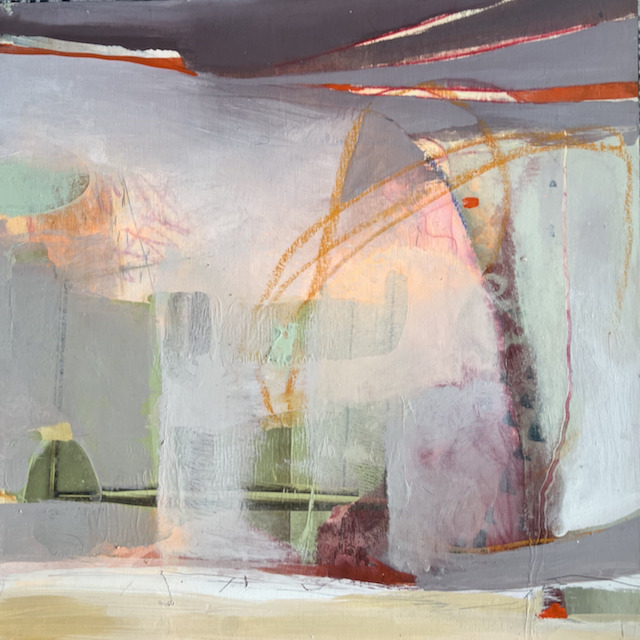 Abstract Pastel Composition