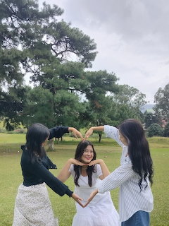 Three Women Outdoors